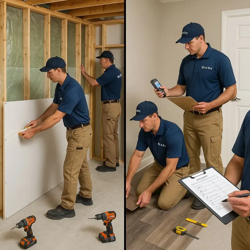 Repairs and Reconstruction process in Newark, NY